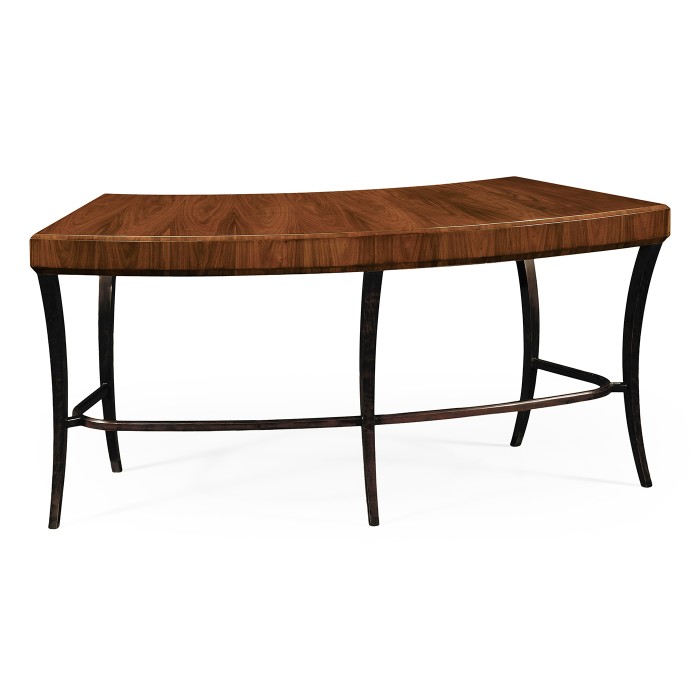 Art Deco Curved Desk