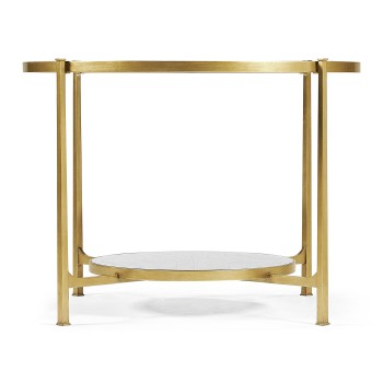 Églomisé & Gilt Iron Centre Table
