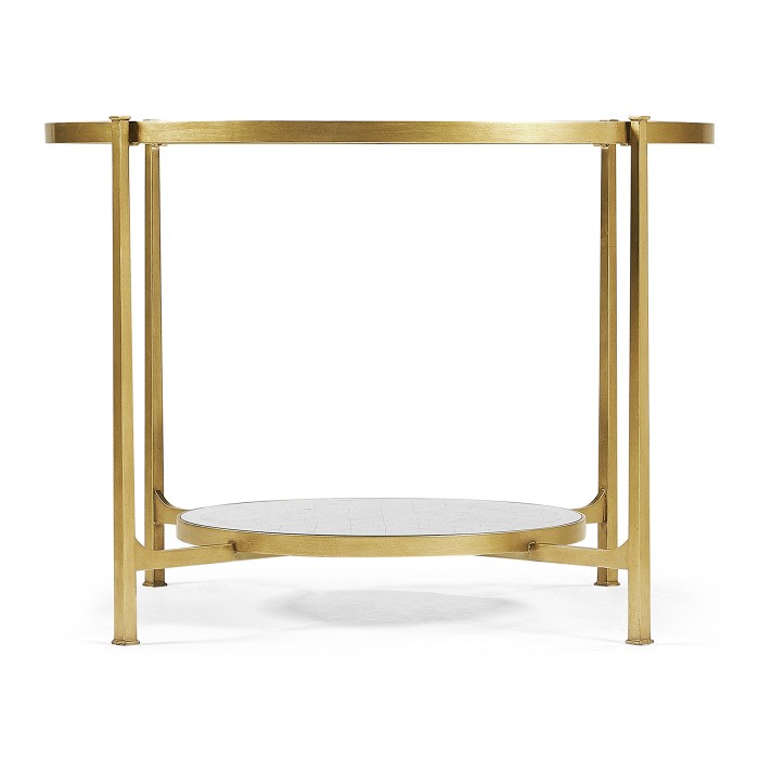 Églomisé & Gilt Iron Centre Table