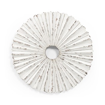 White Painted & Distressed Starburst