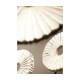 White Painted & Distressed Starburst on Stand