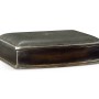 Anthracite Faux Shagreen Bronze Leaf Box