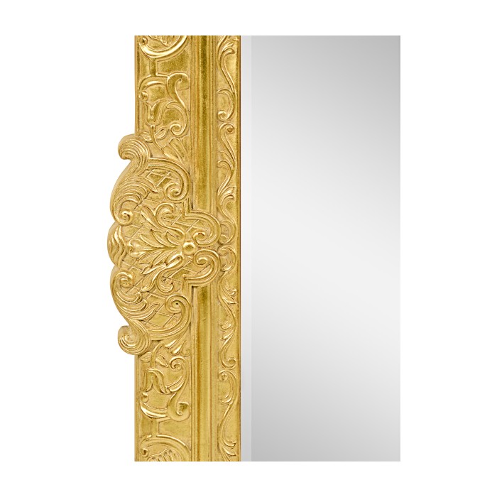 French Style Gilded Grisaille Mirror