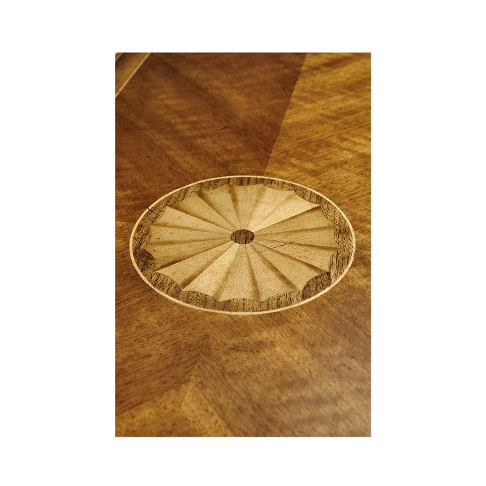 Satinwood Adjustable Sofa/Bed Table