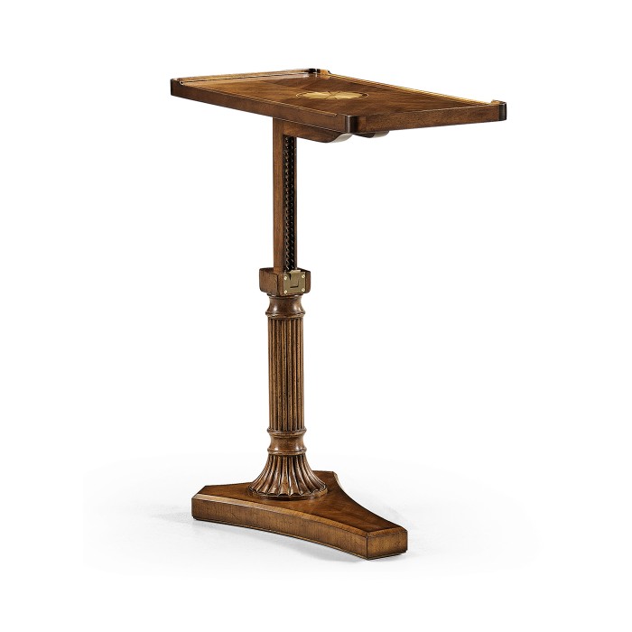 Satinwood Adjustable Sofa/Bed Table