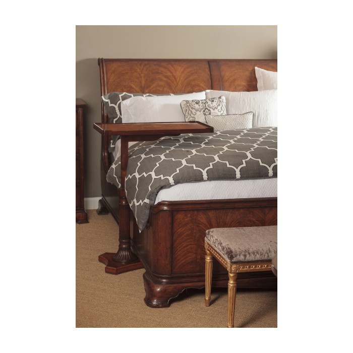 Satinwood Adjustable Sofa/Bed Table