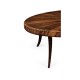 Art Deco High Lustre Oval Coffee Table