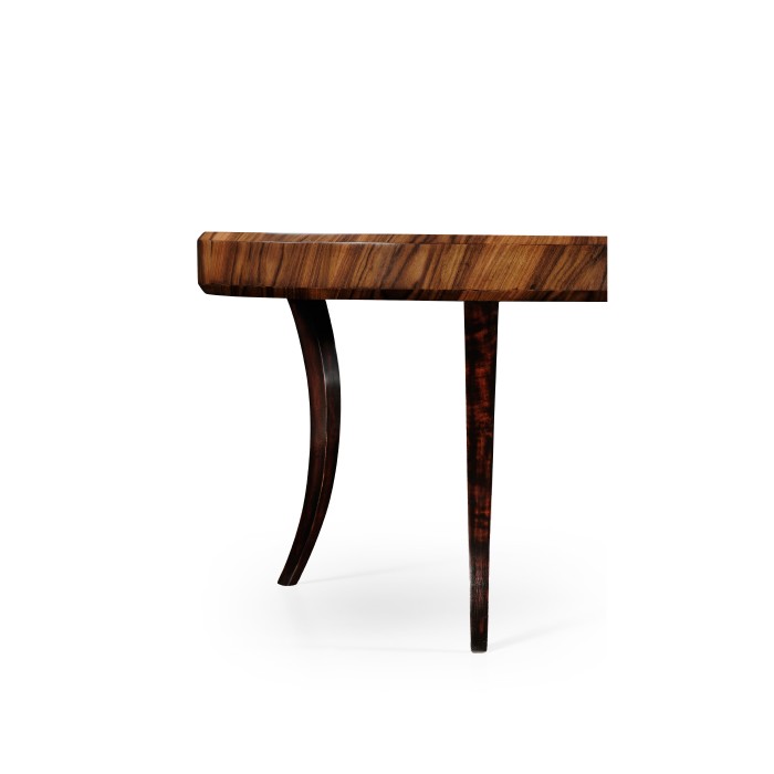 Art Deco High Lustre Oval Coffee Table