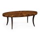 Art Deco High Lustre Oval Coffee Table