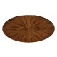 Art Deco Satin Oval Coffee Table 