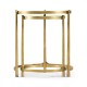 Églomisé & Gilded Iron Round Nest of Tables