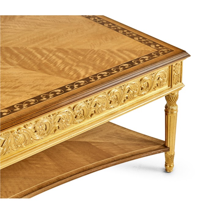 Louis XIV Style Square Coffee Table