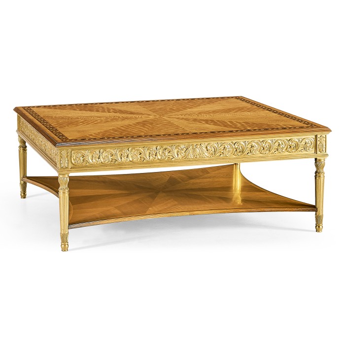 Louis XIV Style Square Coffee Table