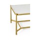 Antique Mirror & Gilded Rectangular Coffee Table