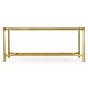 Églomisé & Gilded Iron Rectangular Coffee Table