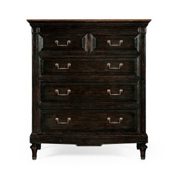 Directoire style chest of drawers (Walnut)