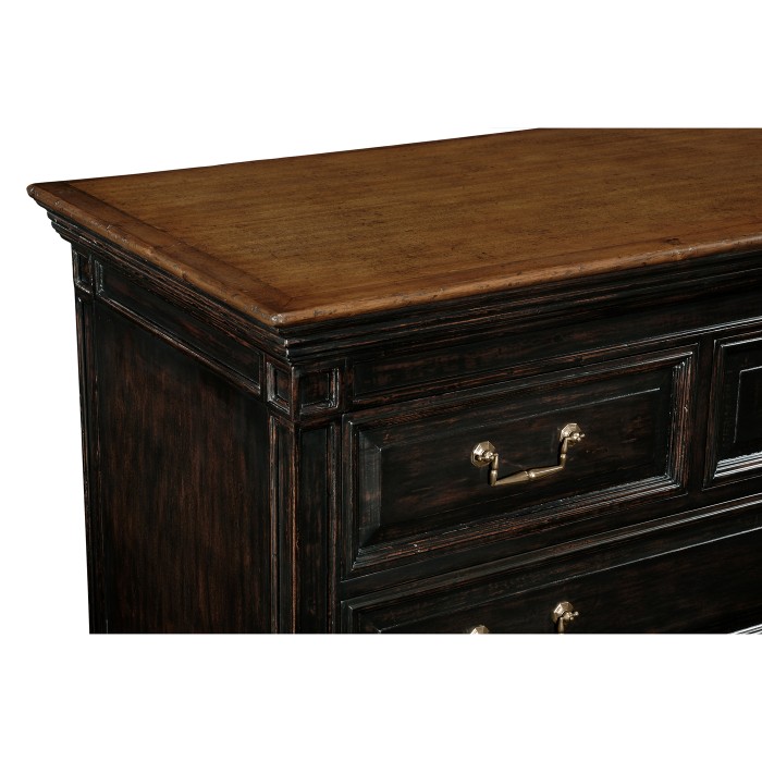 Directoire style chest of drawers (Walnut)