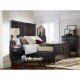 Directoire style bedside chest (Walnut)