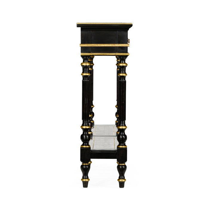 Black & Mirrored console