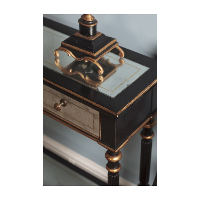Black & Mirrored console