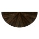 Small Demilune Art Deco Macassar Ebony High Lustre Console Table