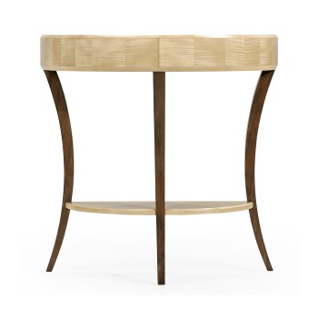 Art Deco Small Demilune Console