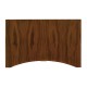 Art Deco curved chest of drawers with stainless steel handles (High lustre)