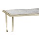 Églomisé & Silver Iron Horseshoe Console