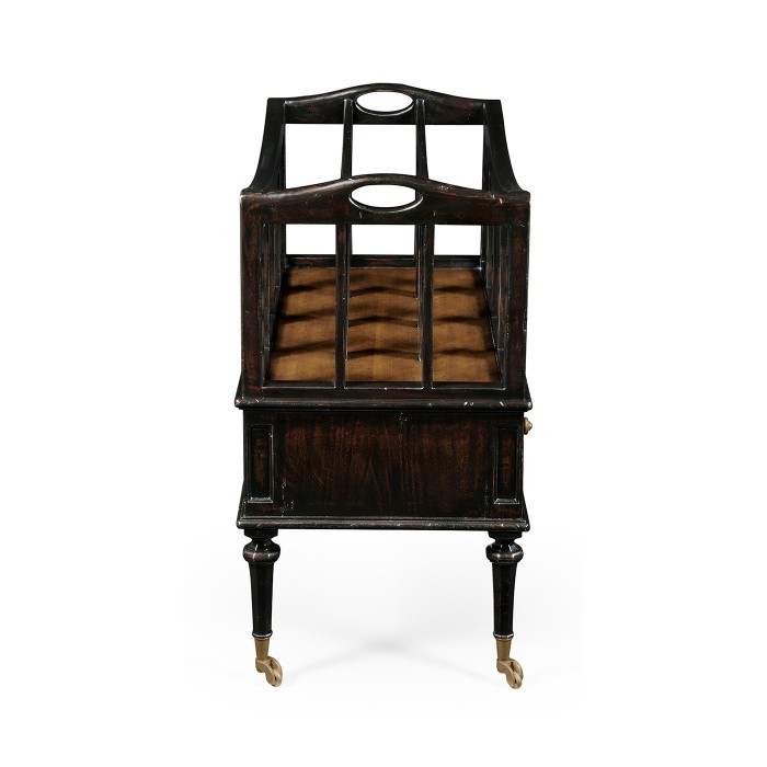 Ebonised Canterbury with Drawer