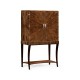 Art Deco drinks cabinet with stainless steel (High lustre)