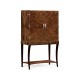 Art deco drinks cabinet with stainless steel (Satin)