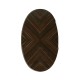 Oval Art Deco Macassar Ebony High Lustre Chest of Drawers