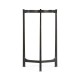 Églomisé & Bronze Iron Trefoil Lamp Table