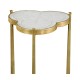 Églomisé & Gilded Iron Trefoil Lamp Table
