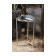 Églomisé & Gilded Iron Trefoil Lamp Table