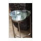 Églomisé & Gilded Iron Trefoil Lamp Table