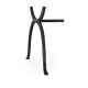 Églomisé & Bronze Iron Square Side Table