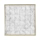 Églomisé & Silver Iron Square Side Table