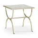 Églomisé & Silver Iron Square Side Table