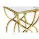 Églomisé & Gilded Iron Nest of Tables