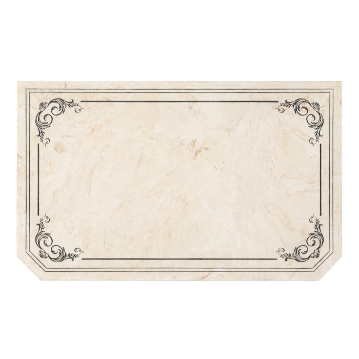Small Satinwood & Cream Scagliola Italian Commode