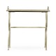 Églomisé & Silver Iron Tray Table