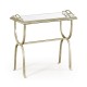 Églomisé & Silver Iron Tray Table