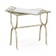 Églomisé & Silver Iron Tray Table
