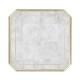 Églomisé & Silver Iron Octagonal Side Table