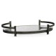 Églomisé & Bronze Iron Oval Tray
