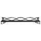 Églomisé & Bronze Iron Rectangular Tray