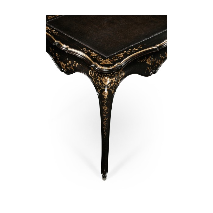 Black painted french desk