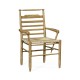 Natural Oak Ladder Back Country Arm Chair