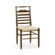 Dark Oak Ladder Back Country Side Chair